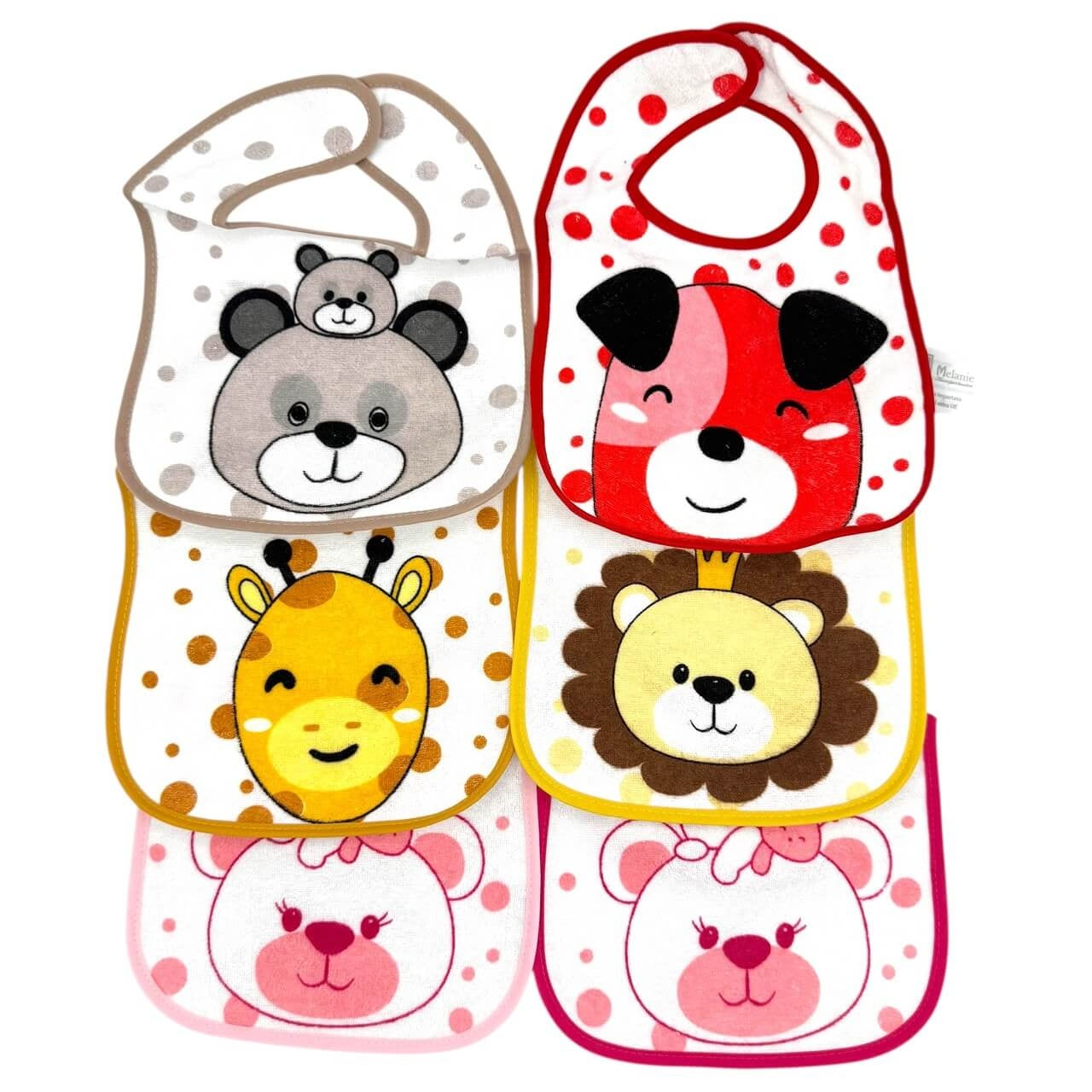 6 Melanie plastifizierte Rückenlatzhosen