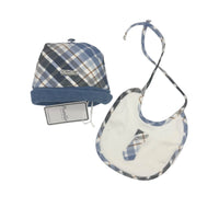 Set Cappello+Bavetta in Caldo Cotone Pastello 0/3 Mesi