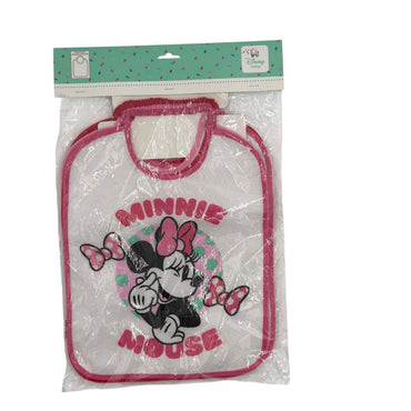 6 Bavette Grandi Minnie Disney Con Molla Plastificata