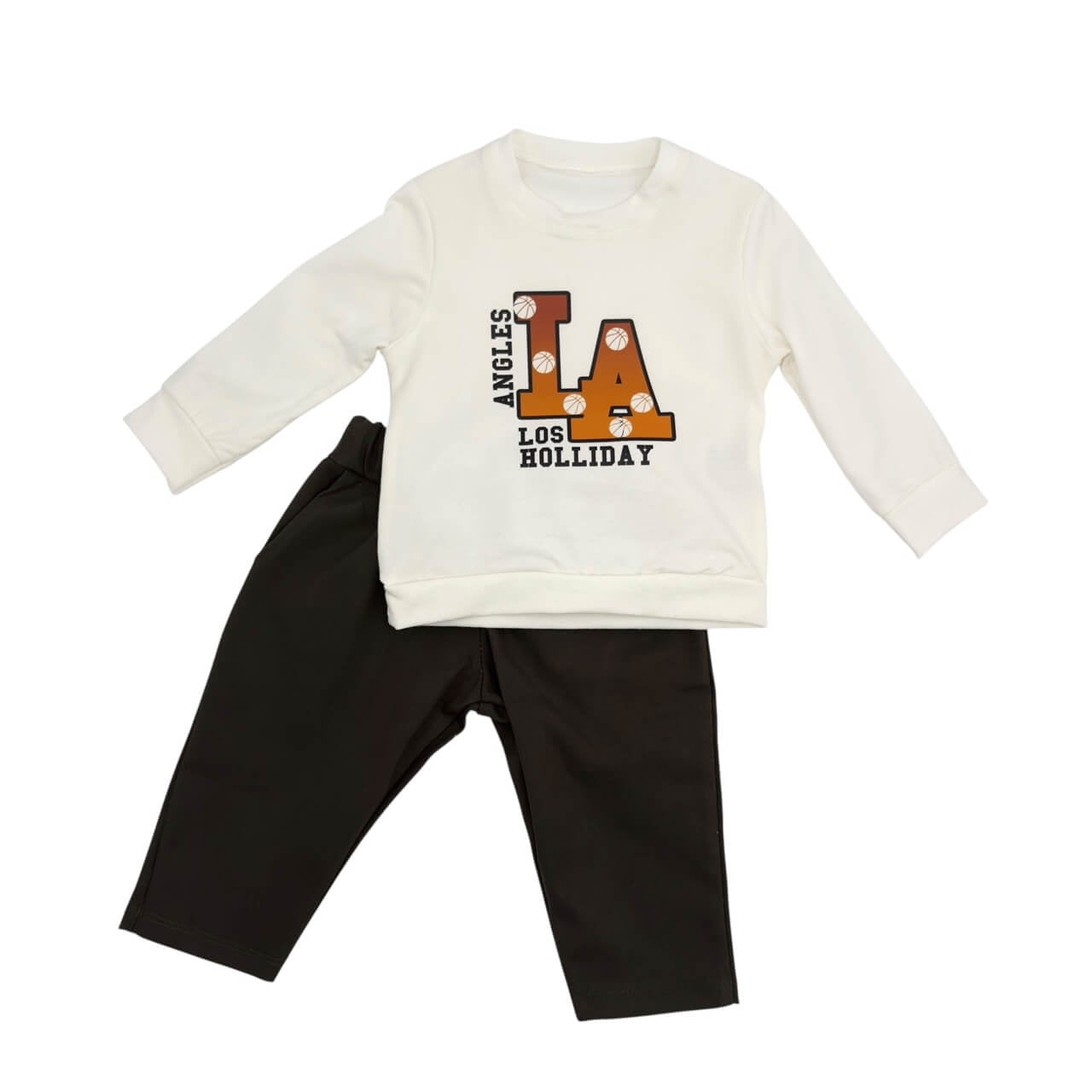 Warmes Babyset aus Baumwolle
