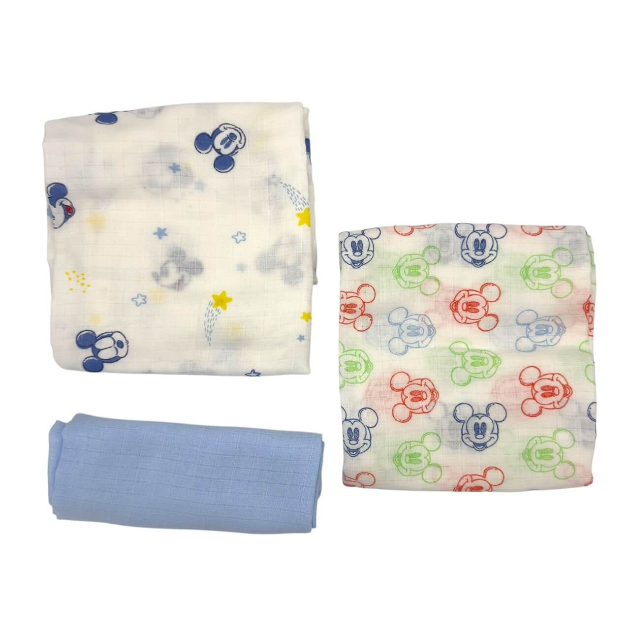 3 Disney-Musselin-Tücher