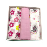 3 Disney-Musselin-Tücher