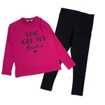 Warmes Baby-Mädchen-Outfit aus Baumwolle