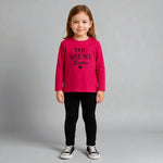 Warmes Baby-Mädchen-Outfit aus Baumwolle