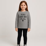Warmes Baby-Mädchen-Outfit aus Baumwolle