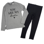 Warmes Baby-Mädchen-Outfit aus Baumwolle