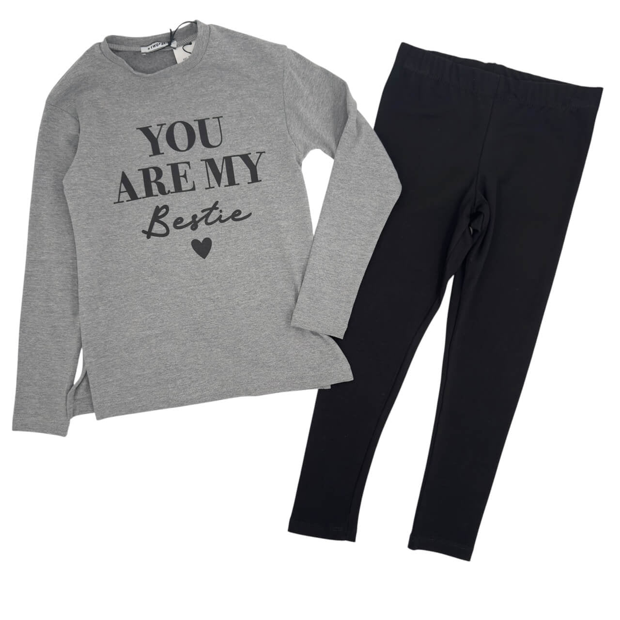 Warmes Baby-Mädchen-Outfit aus Baumwolle