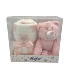 Kinderwagendecke Mafer mit Kuscheltier 75x100 cm