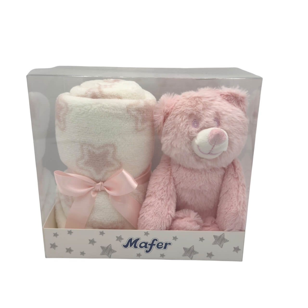 Kinderwagendecke Mafer mit Kuscheltier 75x100 cm