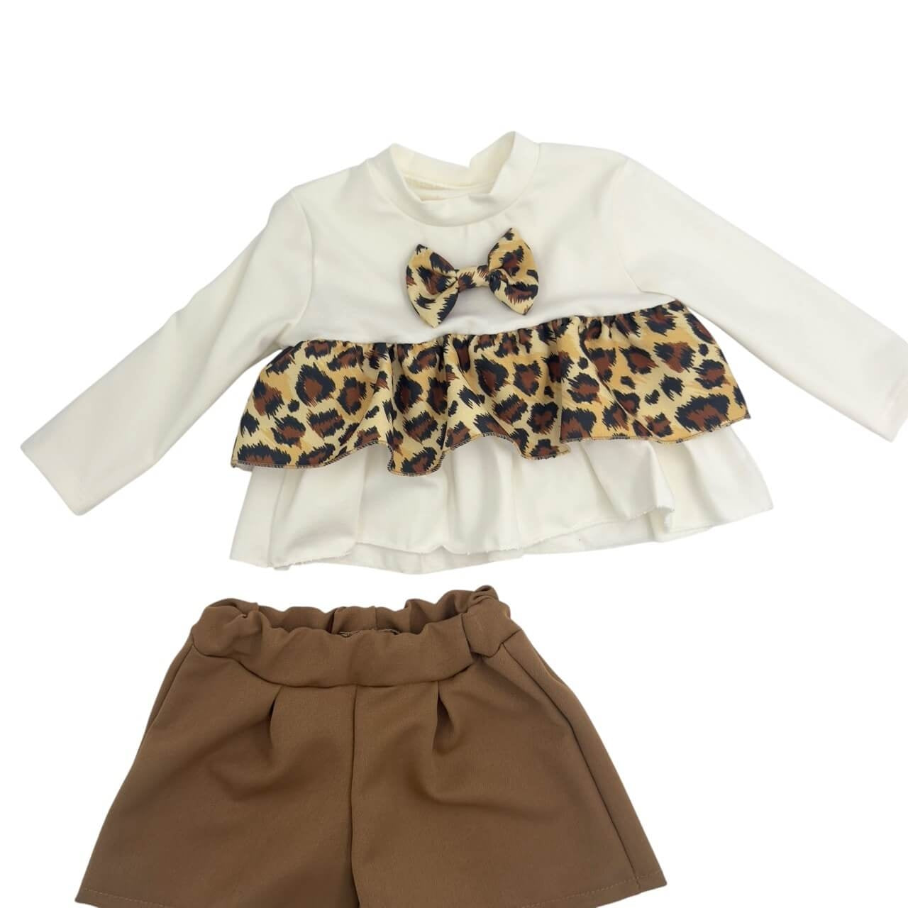 Plüschiges Baby-Mädchen-Outfit