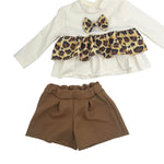 Plüschiges Baby-Mädchen-Outfit