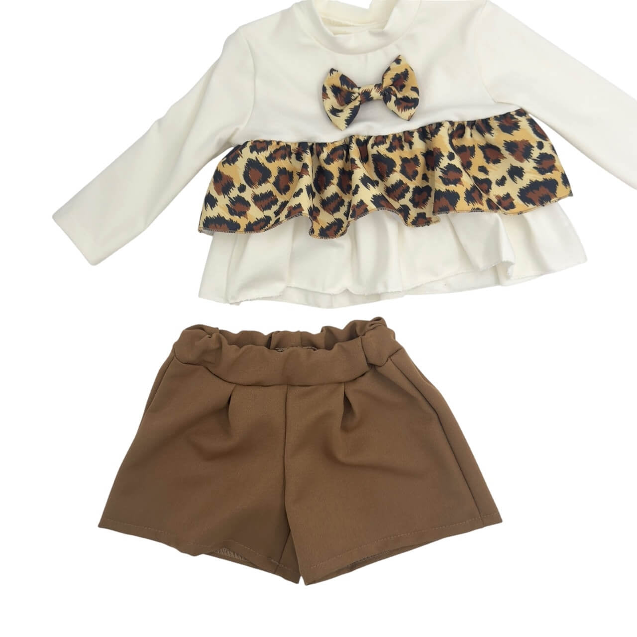 Plüschiges Baby-Mädchen-Outfit