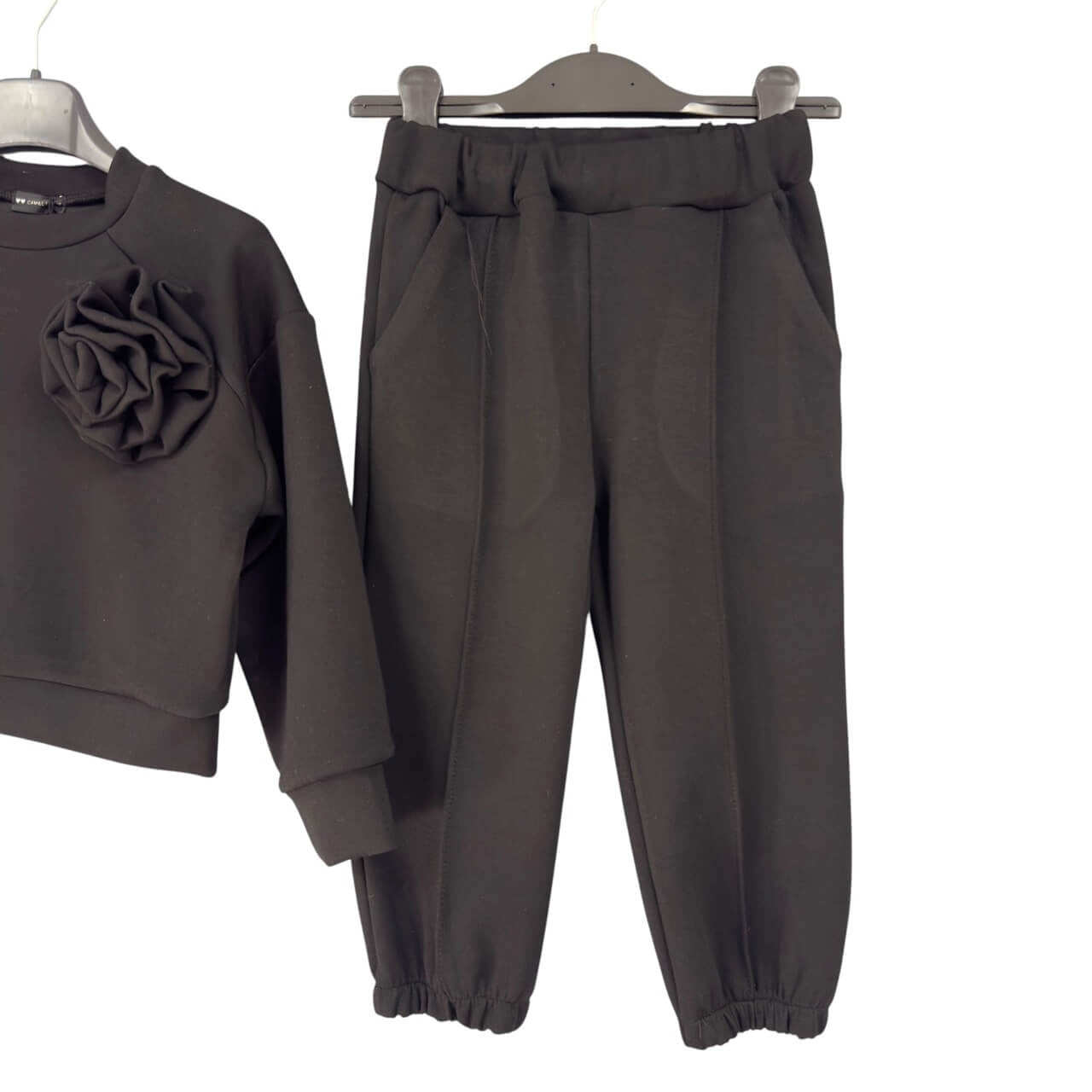 Technischer Overall mit Mädchenrosette