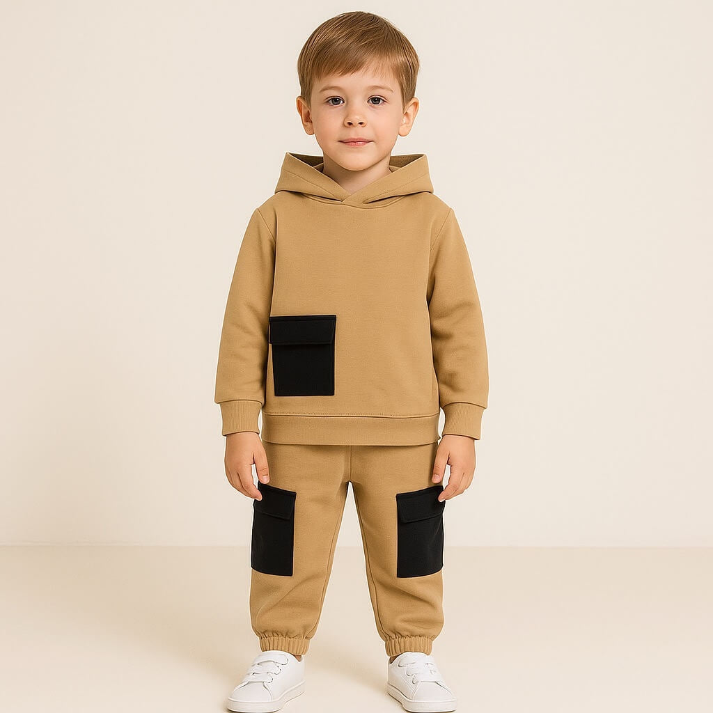 Baby-Overall mit Taschen aus Baumwolle