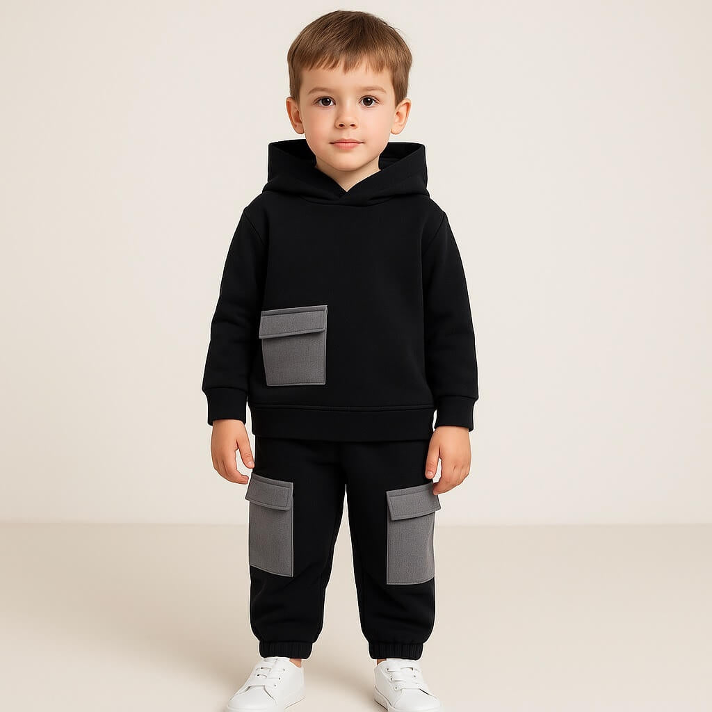 Baby-Overall mit Taschen aus Baumwolle