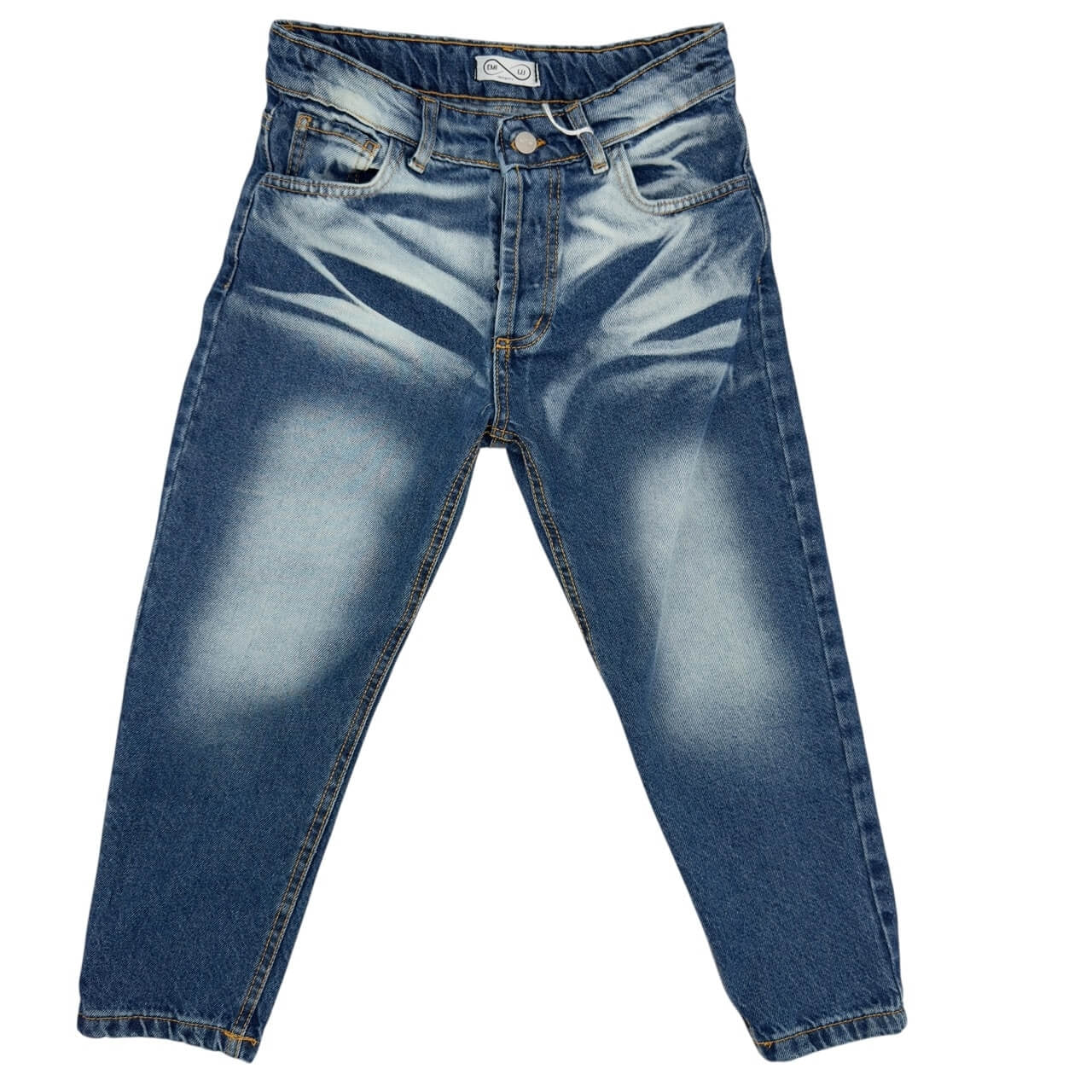Jeans für Babys, gerippter Bund