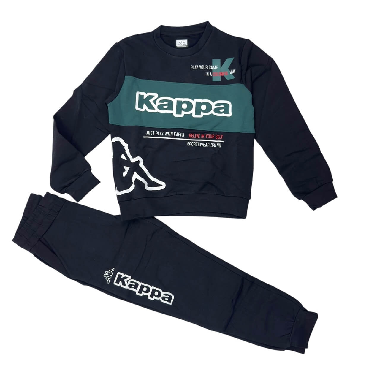 Kappa Sweatshirt-Trainingsanzug