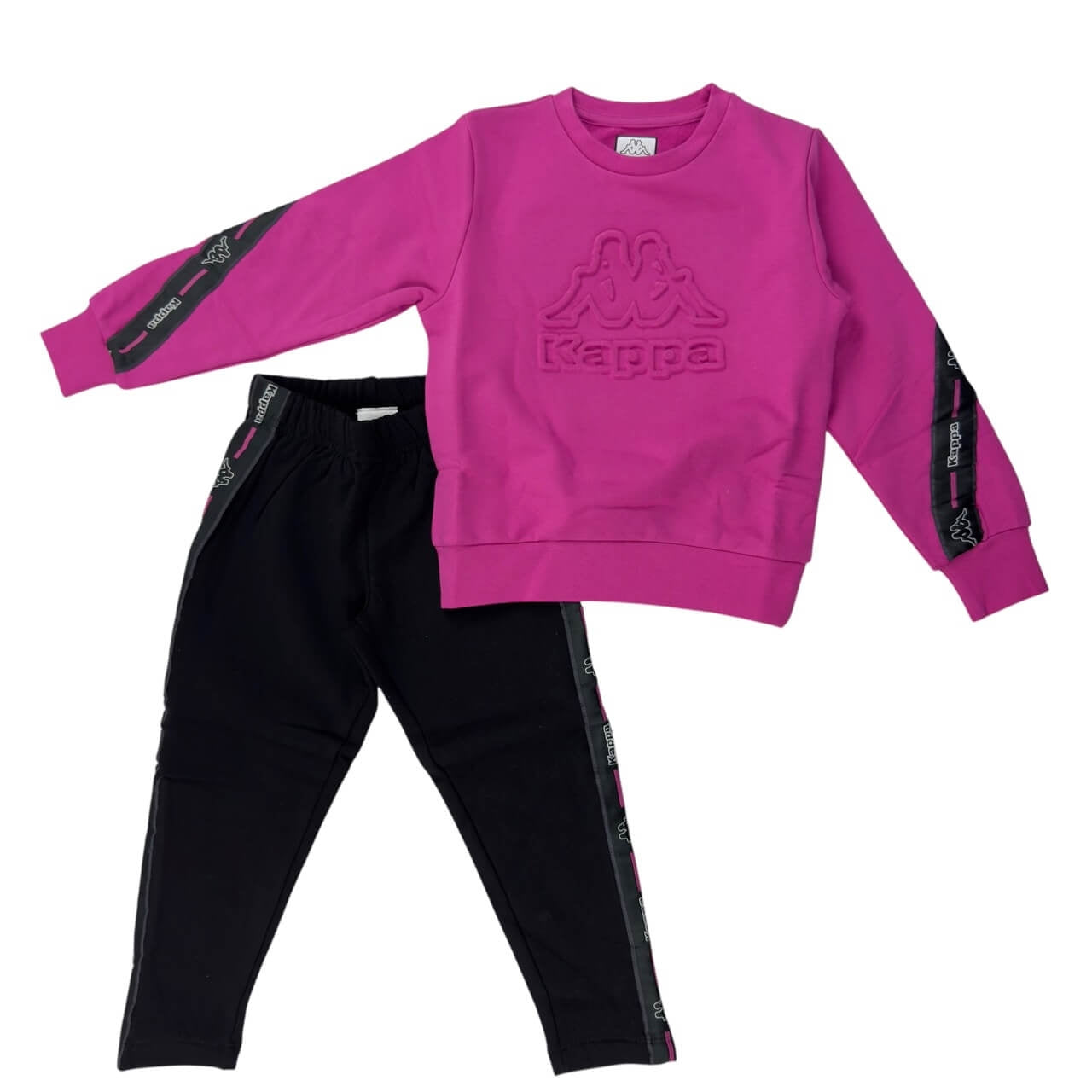 Kappa Mädchen-Sweatshirt-Trainingsanzug