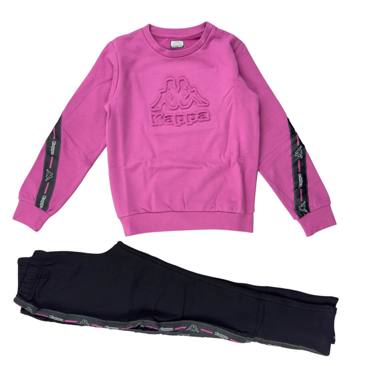 Kappa Mädchen-Sweatshirt-Trainingsanzug