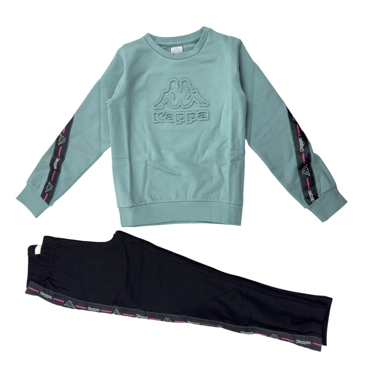 Kappa Mädchen-Sweatshirt-Trainingsanzug