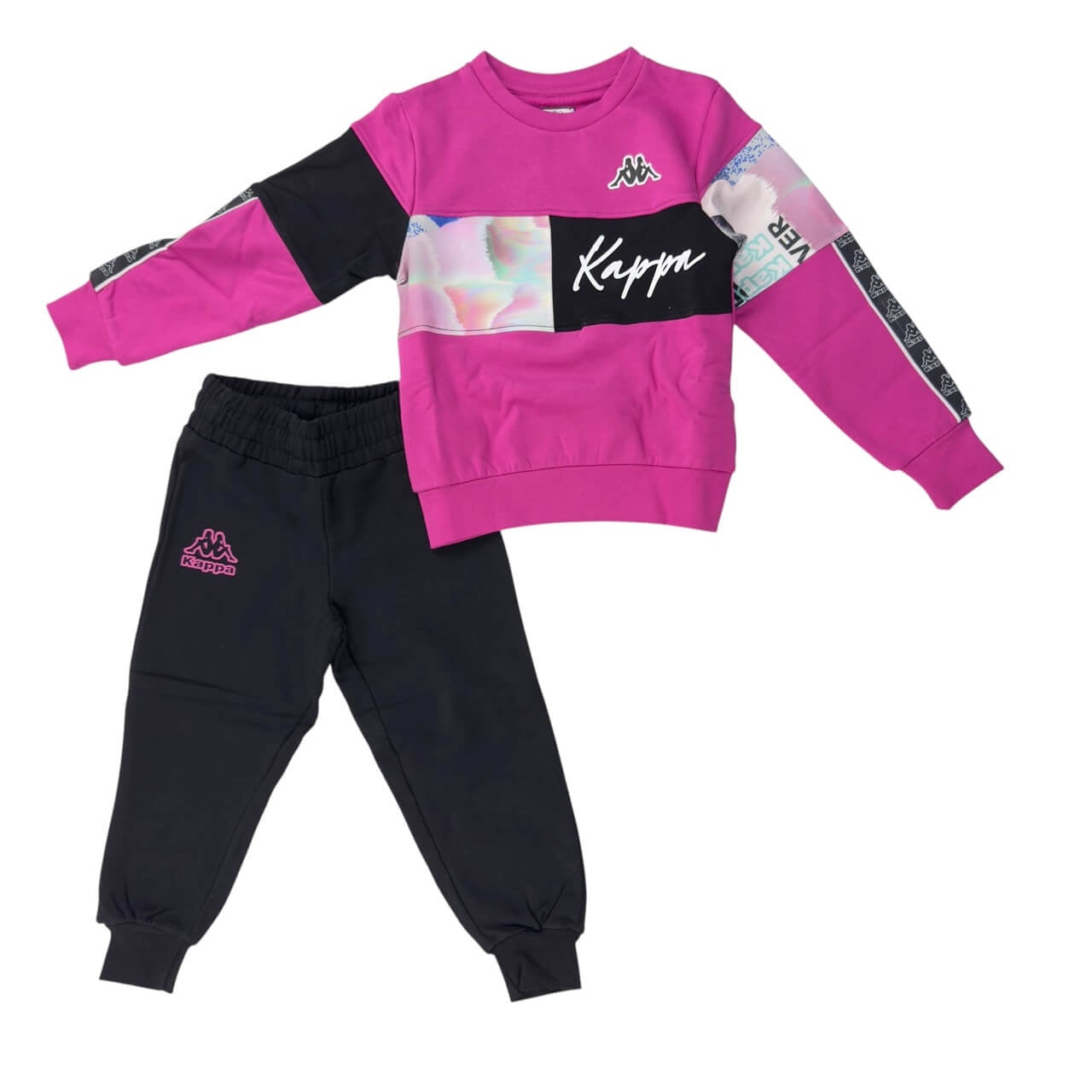 Kappa Mädchen-Sweatshirt-Trainingsanzug
