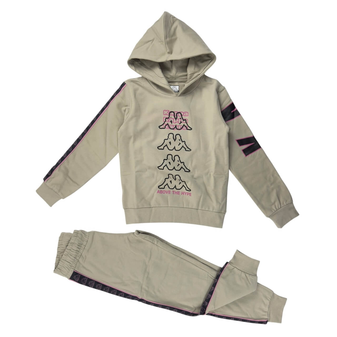 Kappa Mädchen-Sweatshirt-Trainingsanzug