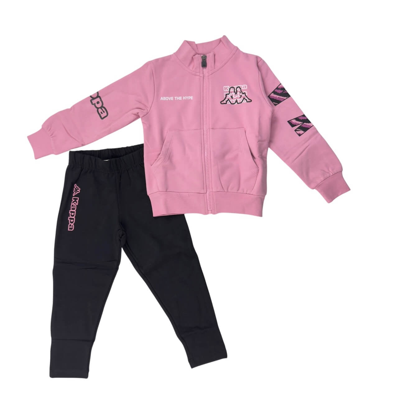 Kappa Mädchen-Sweatshirt-Trainingsanzug