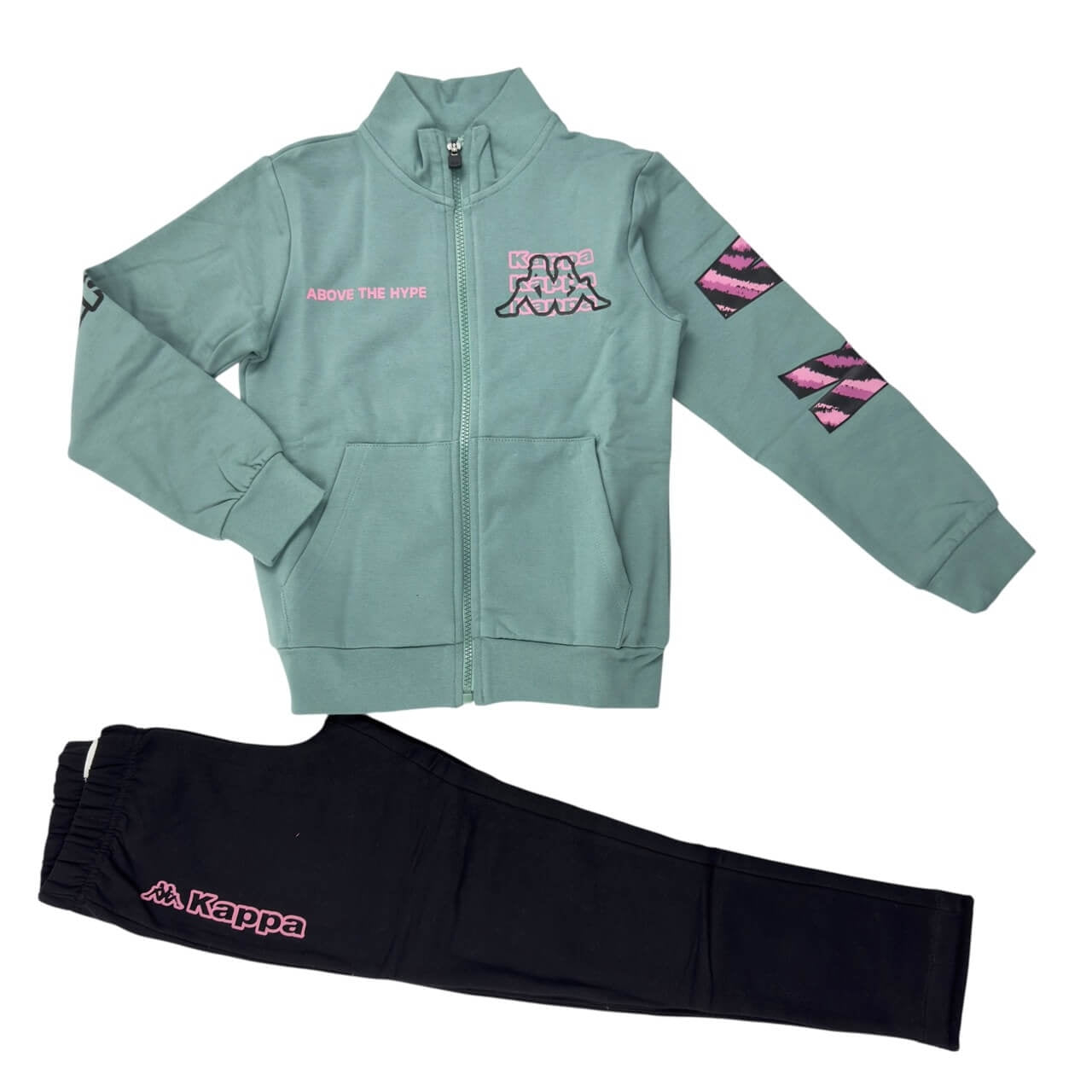 Kappa Mädchen-Sweatshirt-Trainingsanzug