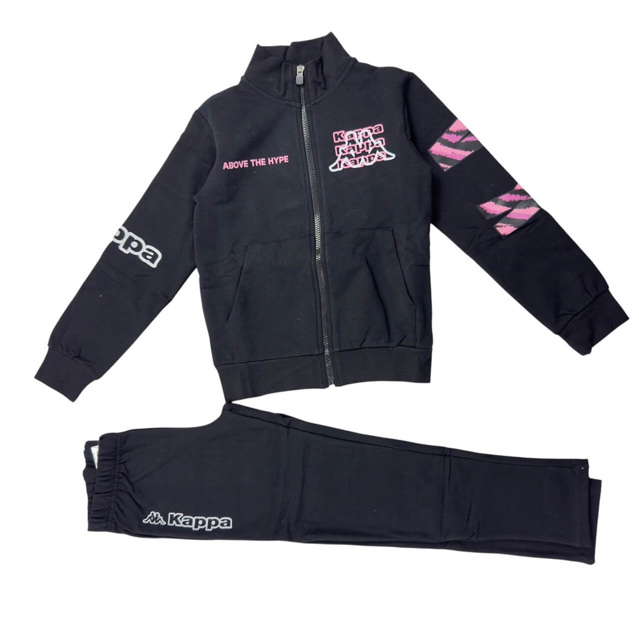 Kappa Mädchen-Sweatshirt-Trainingsanzug