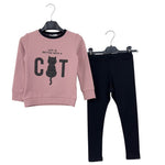 Warmes Baby-Mädchen-Outfit aus Baumwolle