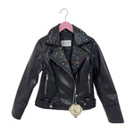 Kunstlederjacke Mädchen Mit Applikationen