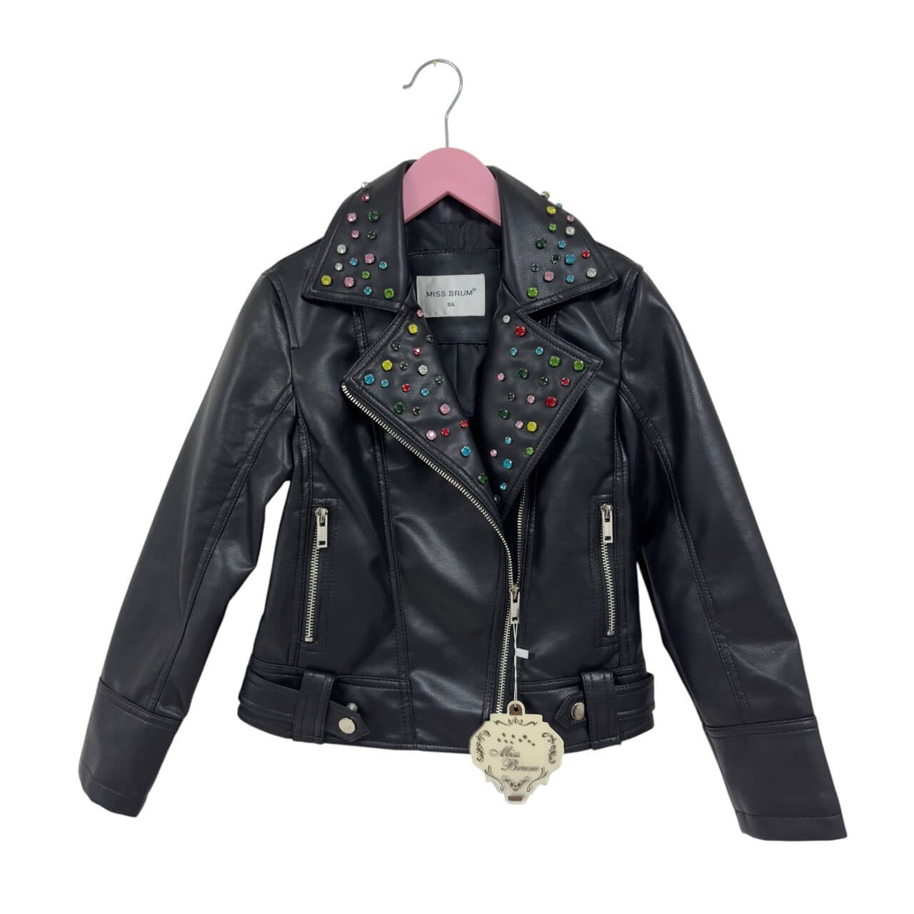 Kunstlederjacke Mädchen Mit Applikationen
