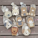 1 Set Regalo Neonato con Accappatoio Triangolo