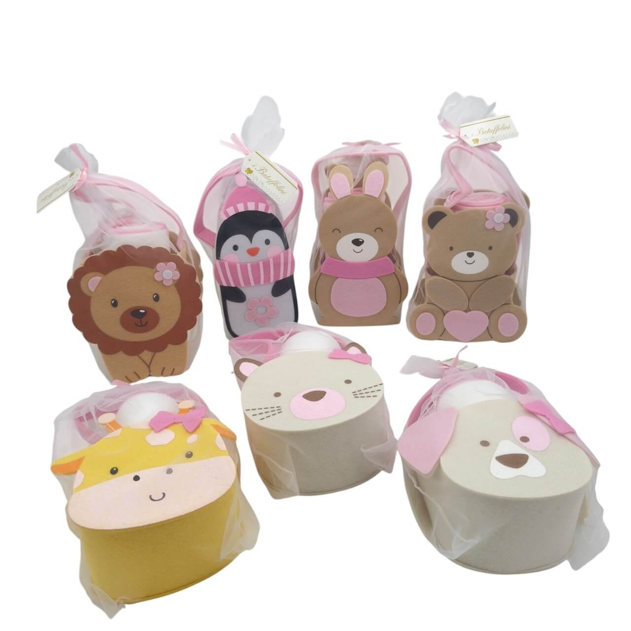 1 Set Regalo Neonato con Accappatoio Triangolo