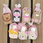 1 Set Regalo Neonato con Accappatoio Triangolo