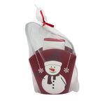 Weihnachtsgeschenkset für Babys mit Kapuzenbadetuch