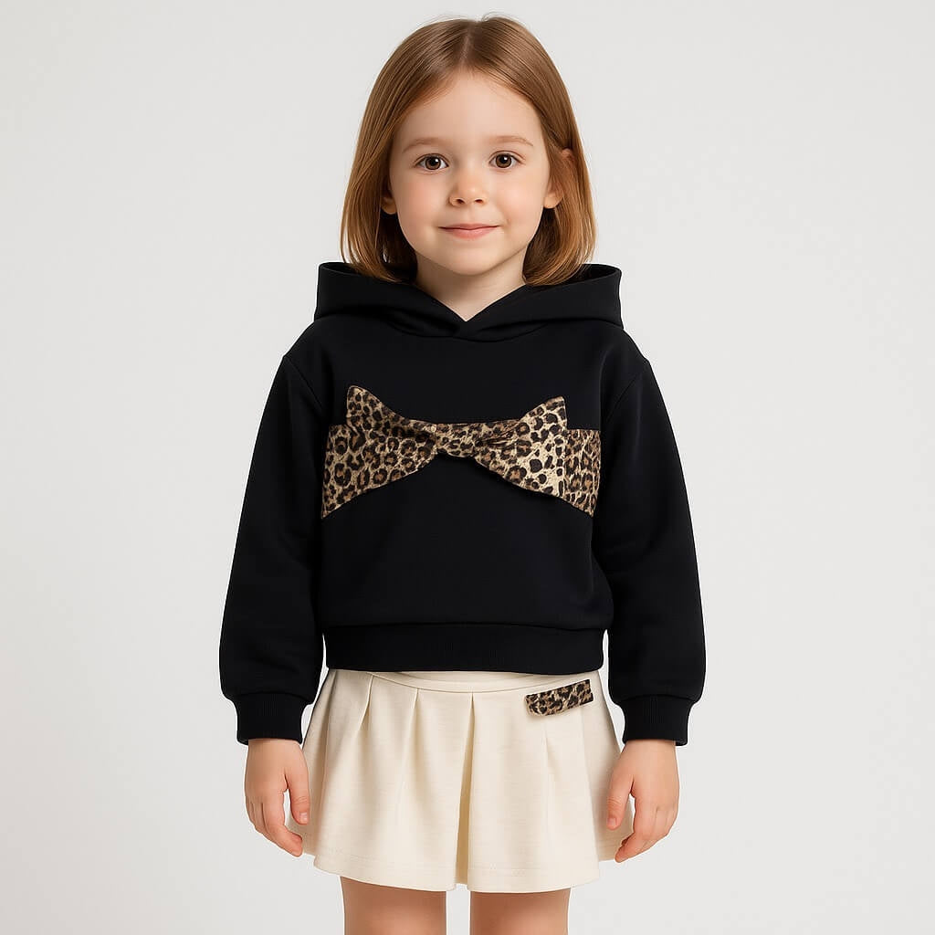 Baby-Set 2-teilig – Kapuzenpullover und Faltenrock