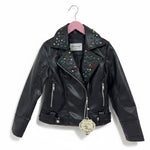 Kunstlederjacke Mädchen Mit Applikationen
