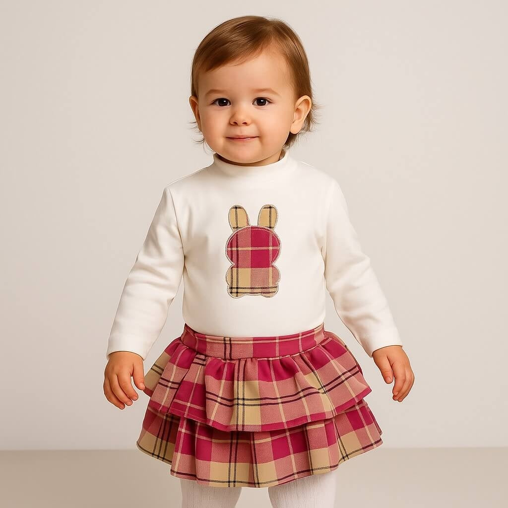 Plüschiges Baby-Mädchen-Outfit