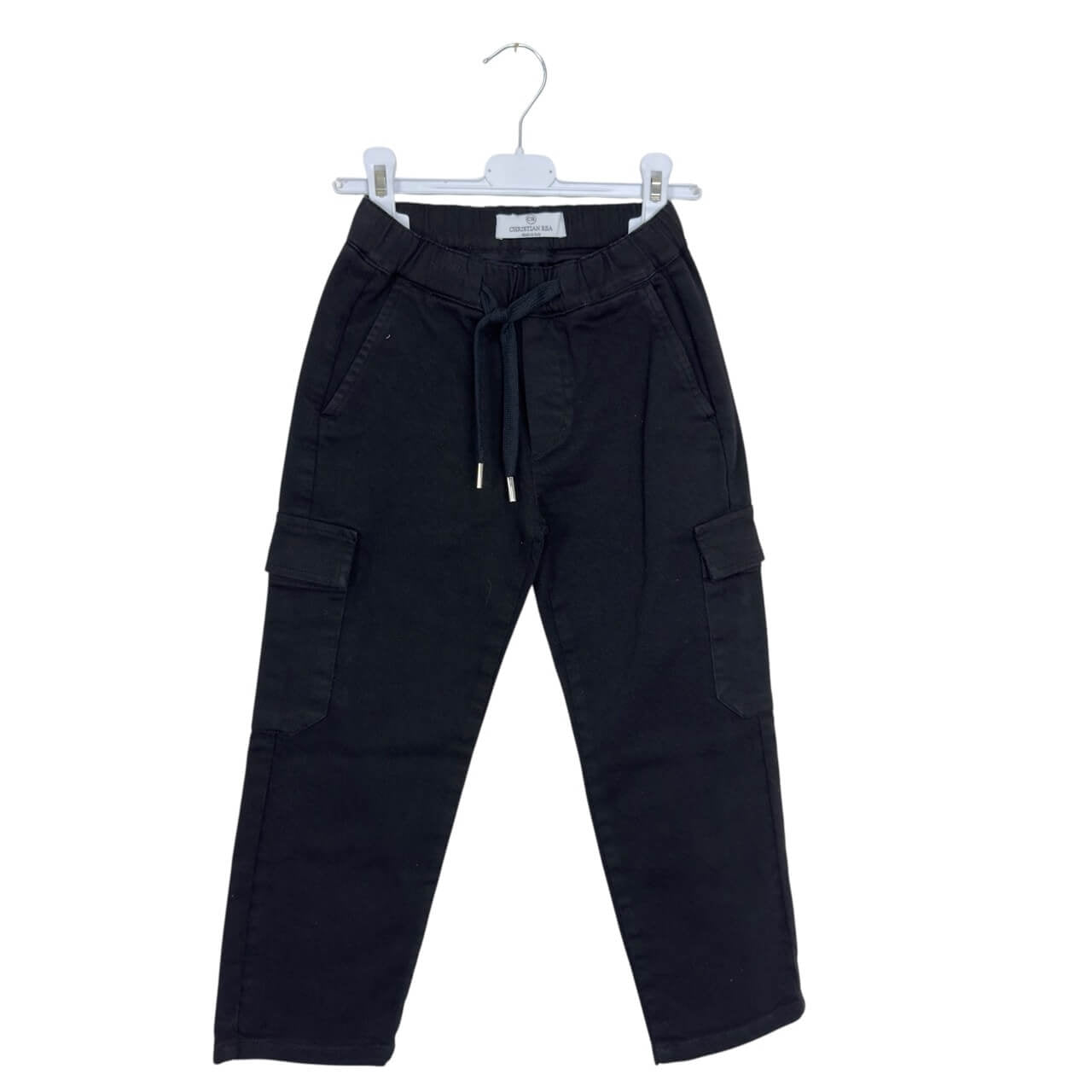Cargohose für Babys, Schwarz