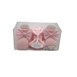 Babyschuhe + Stirnband-Set aus warmer Baumwolle