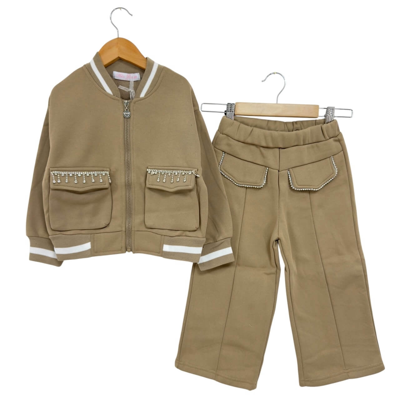 Sweatshirt-Trainingsanzug für Mädchen