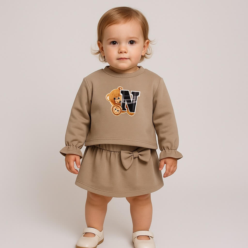 Winter-Baby-Mädchen-Outfit