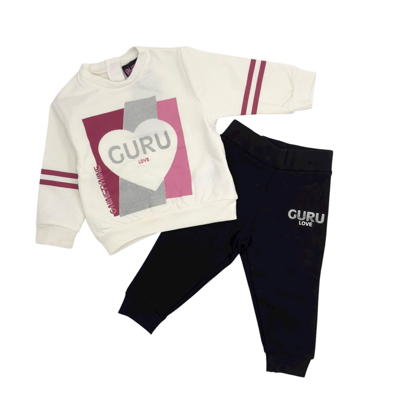 Guru Baby-Mädchen-Sweatshirt-Trainingsanzug