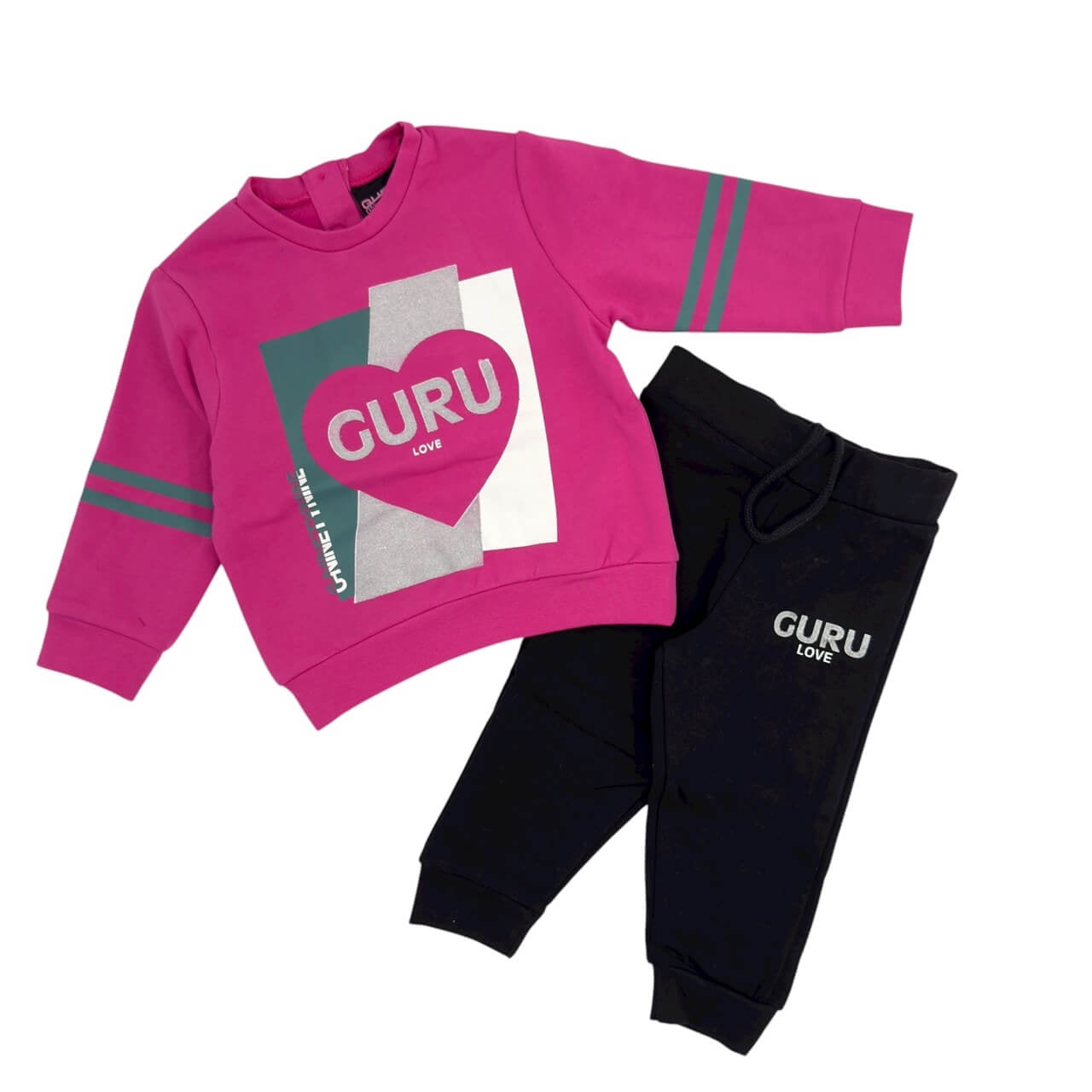 Guru Baby-Mädchen-Sweatshirt-Trainingsanzug