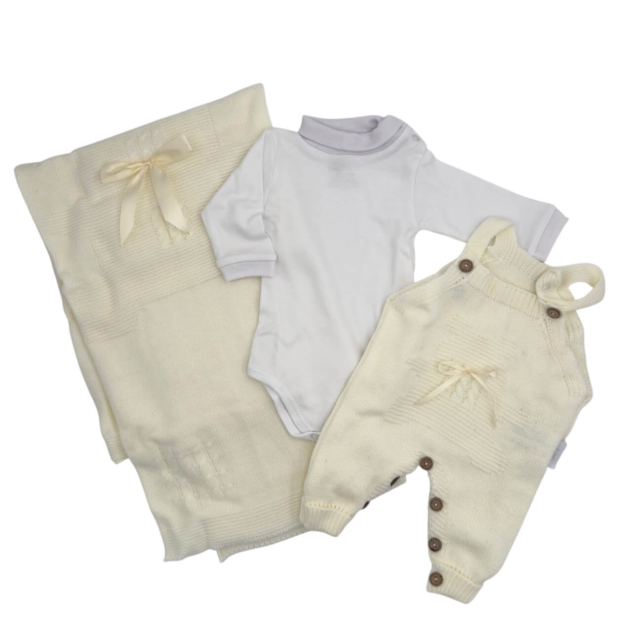 3-teiliges Set aus Melanie-Wolle