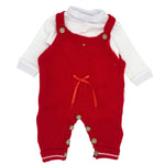Latzhose aus Wolle plus Rollkragenpullover