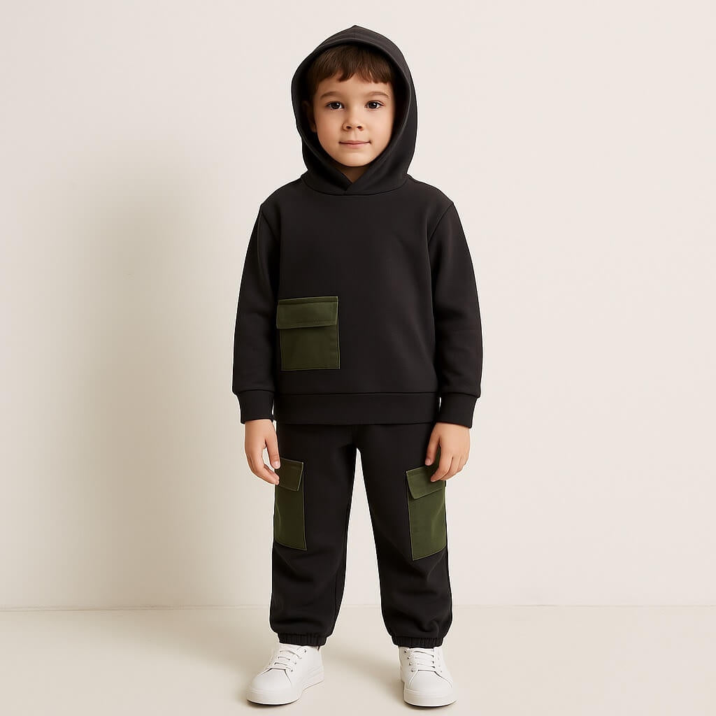 Baby-Overall mit Taschen aus Baumwolle