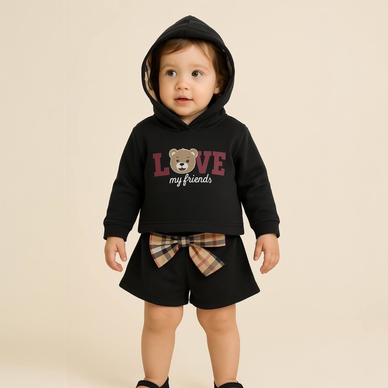 Winter-Baby-Mädchen-Outfit