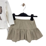 Plüschiges Baby-Mädchen-Outfit